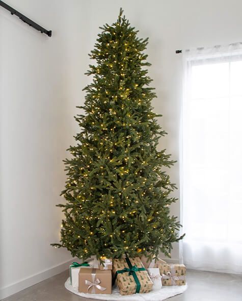 9' Indoor LED Mixed Douglas Fir Christmas Tree - Warm White